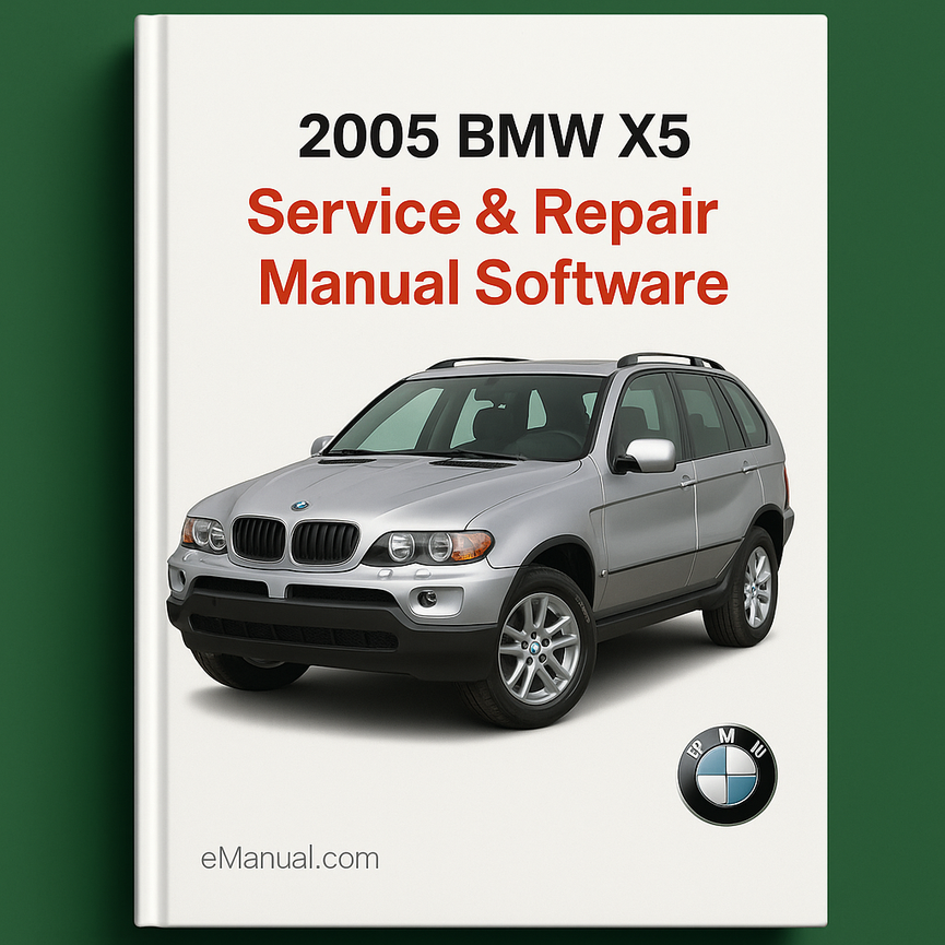 2005 BMW X5 Service-Reparaturhandbuch-Software