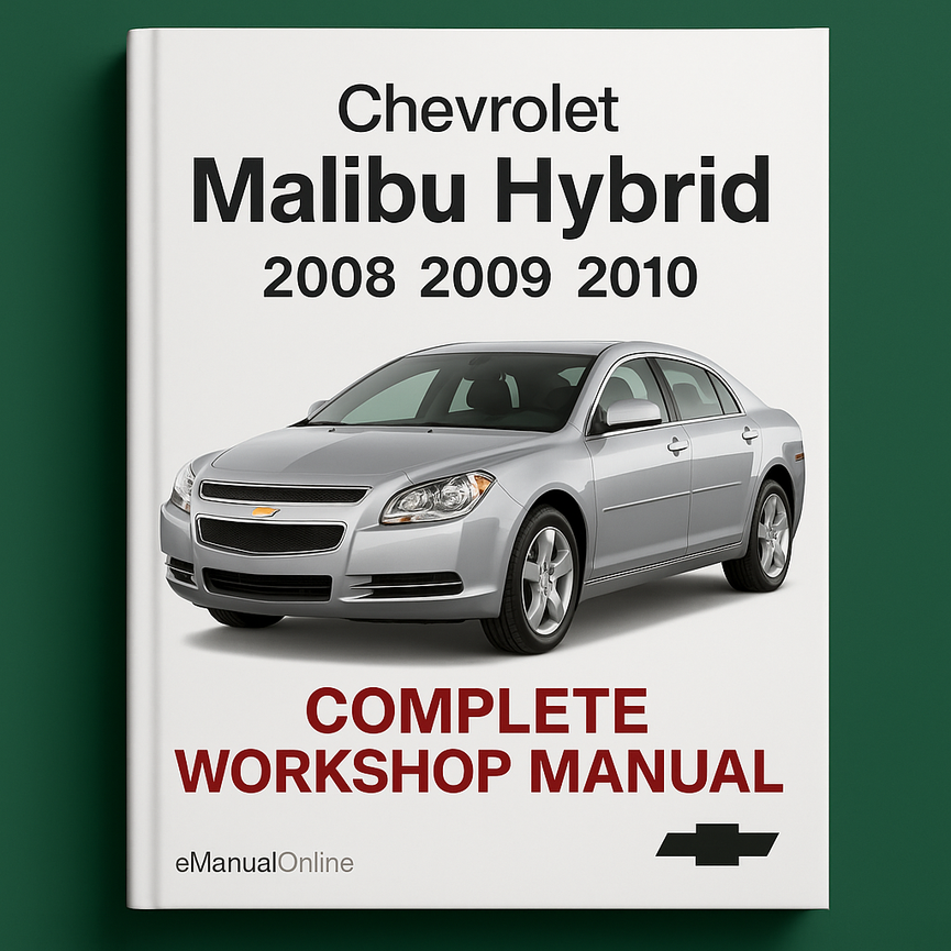 Chevrolet Malibu Hybrid Chevy Malibu Hybrid Komplettes Werkstatthandbuch 2008 2009 2010