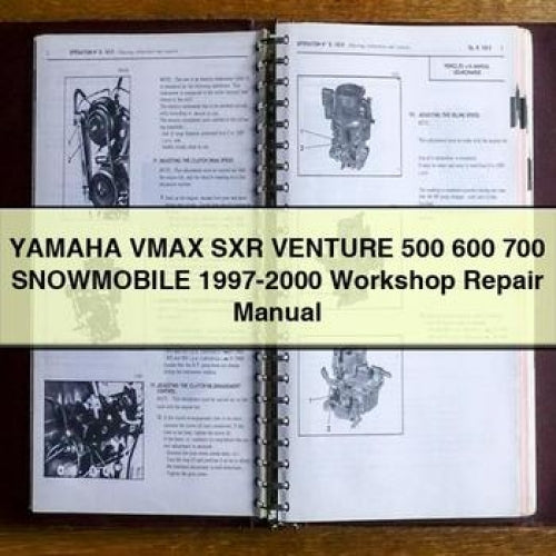 Yamaha VMAX SXR Venture 500 600 700 Snowmobile 1997-2000 Workshop Repair Manual
