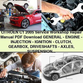 CITROEN C1 2005 Service Workshop Repair Manual  General-Engine-INJECTION-IGNITION-CLUTCH Gearbox DRIVESHAFTS-AXLES SUSPENSION SteerING-BRAKES-AI