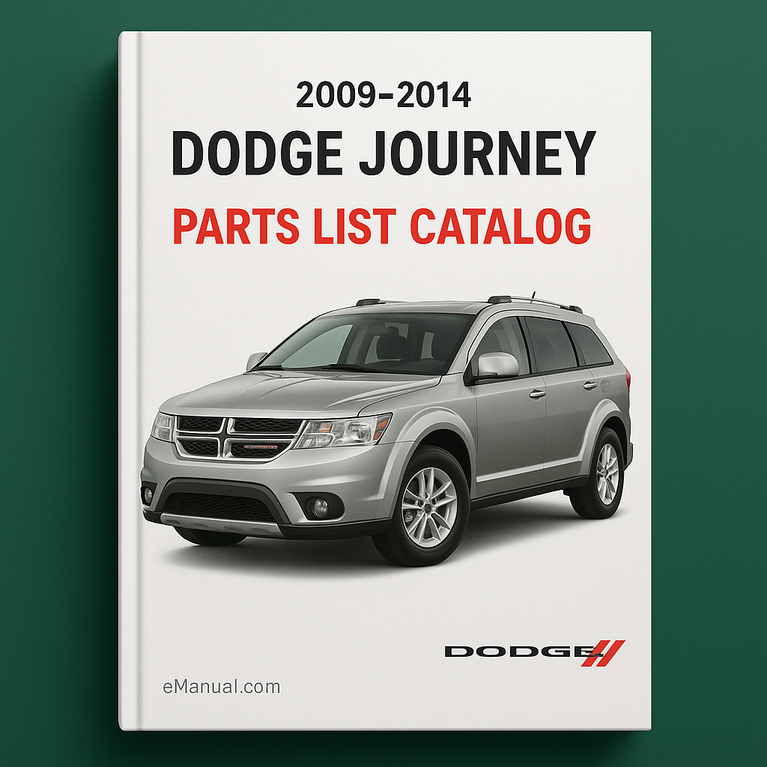 2009-2014 Dodge Journey Parts List Catalog