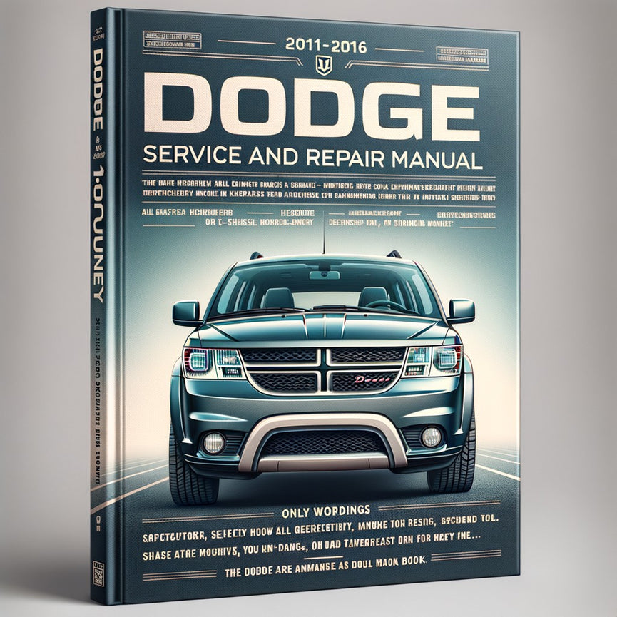 Manual de servicio y reparación de Dodge Journey 2011-2016