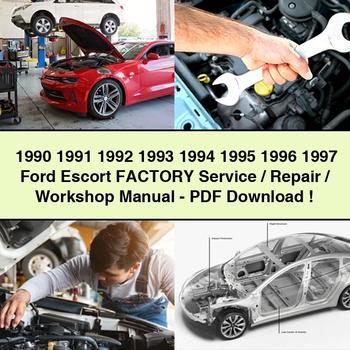 1990 1991 1992 1993 1994 1995 1996 1997 Ford Escort Factory Service/Repair/Workshop Manual-PDF