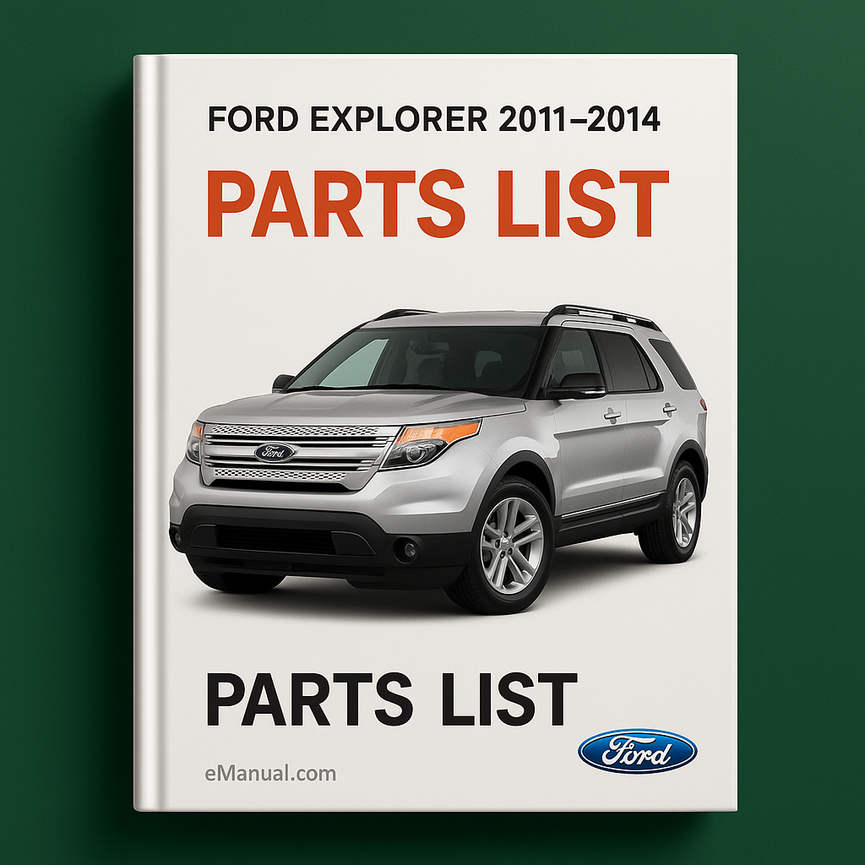 Teileliste Ford Explorer 2011 2012 2013 2014