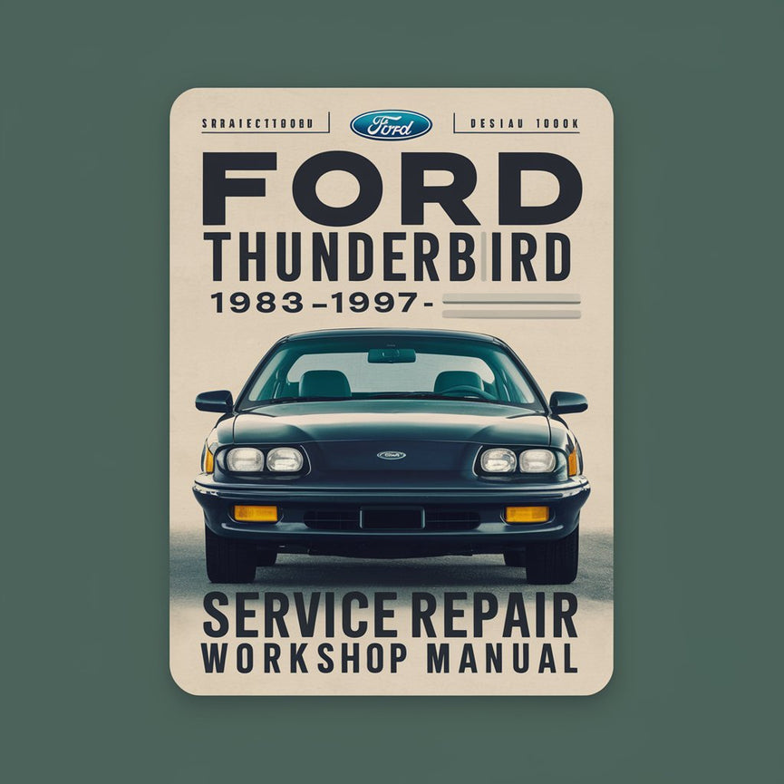 Manual de taller y reparación de Ford Thunderbird 1983-1997