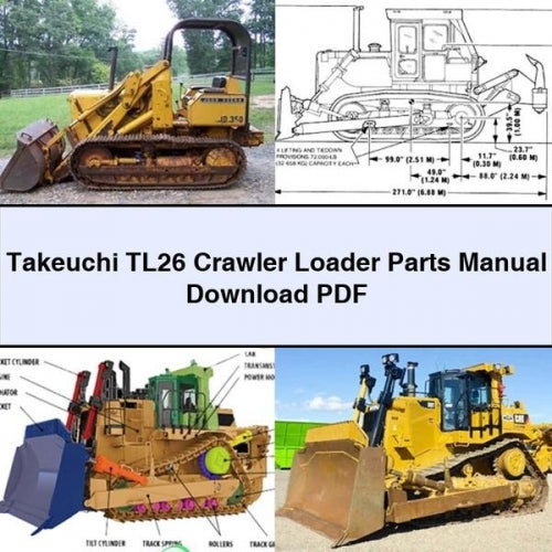 Manual de piezas de la cargadora de cadenas Takeuchi TL26