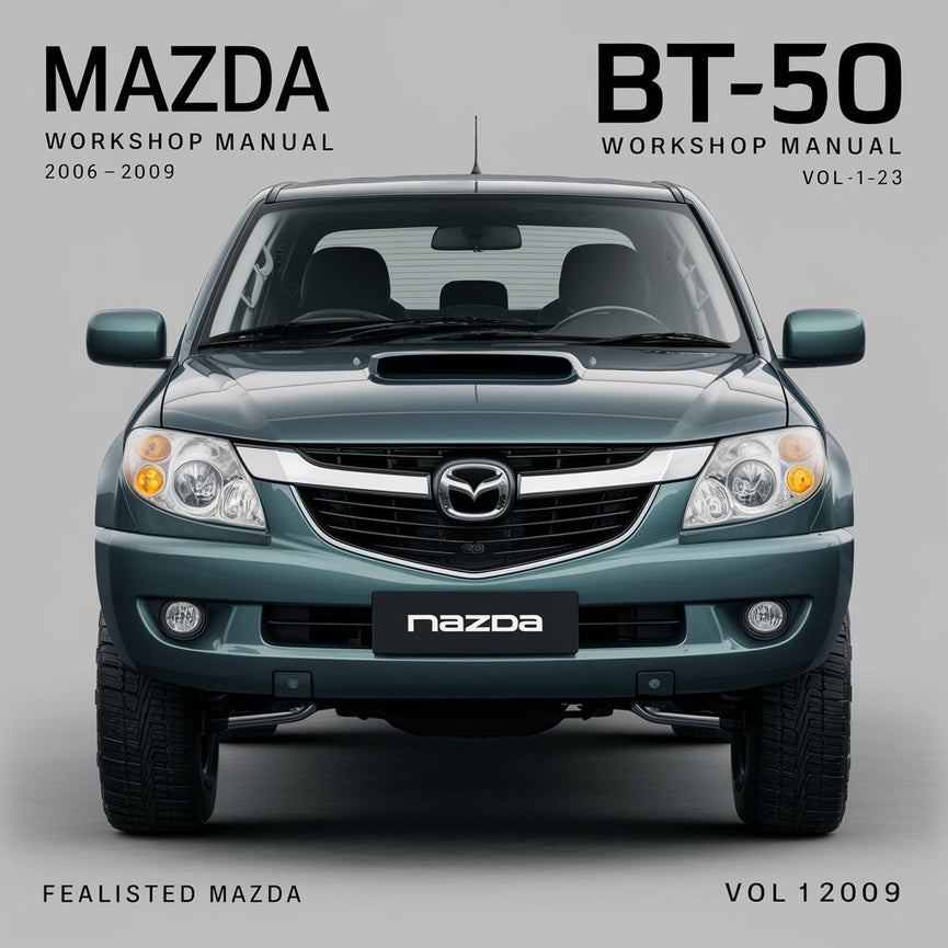 Manual de taller actualizado Mazda BT 50 BT-50 VOL1-2-3 2006-2009