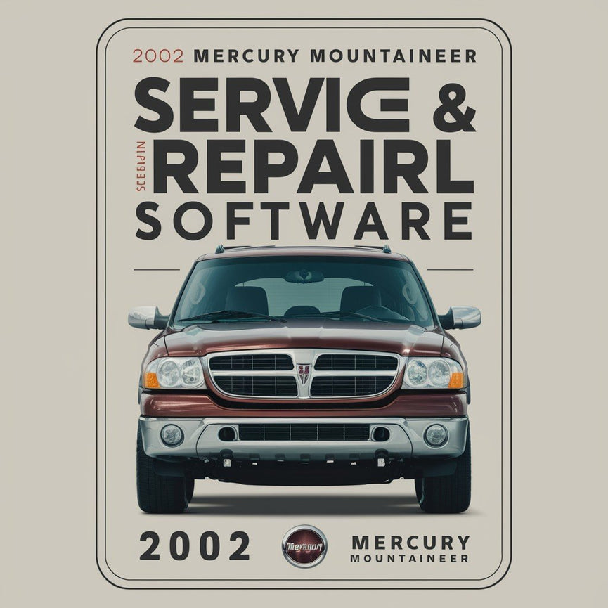 2002 Mercury Mountaineer Service & Repair Manual Software