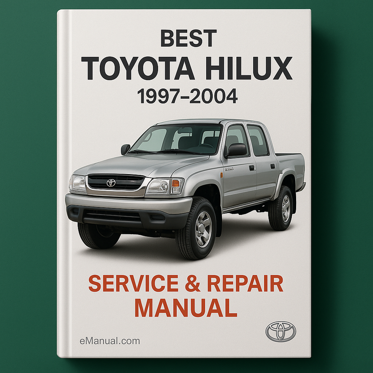 Bestes Toyota Hilux Service-Reparaturhandbuch 1997-2004