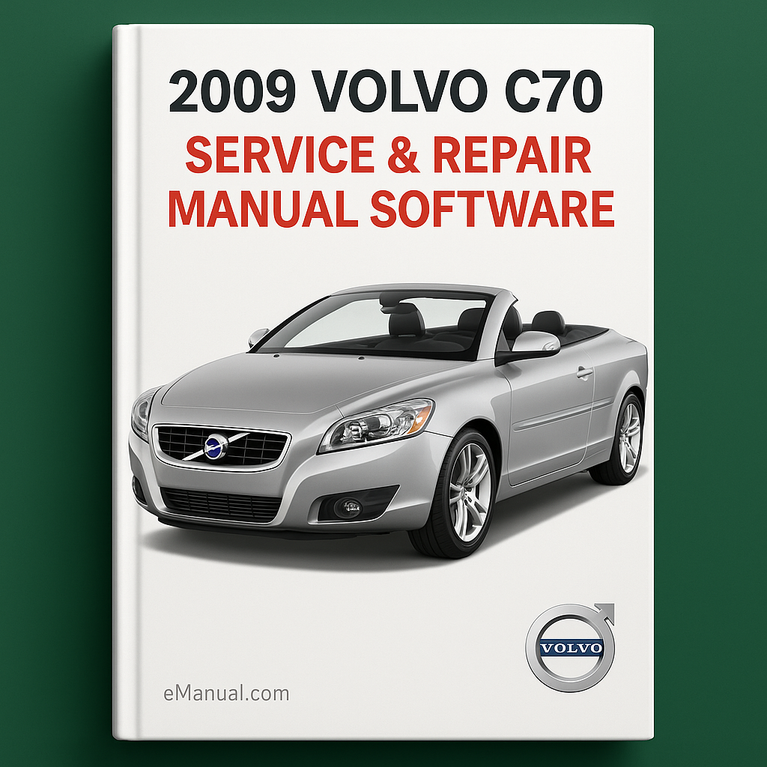 Manual de servicio y reparación del Volvo C70 2009