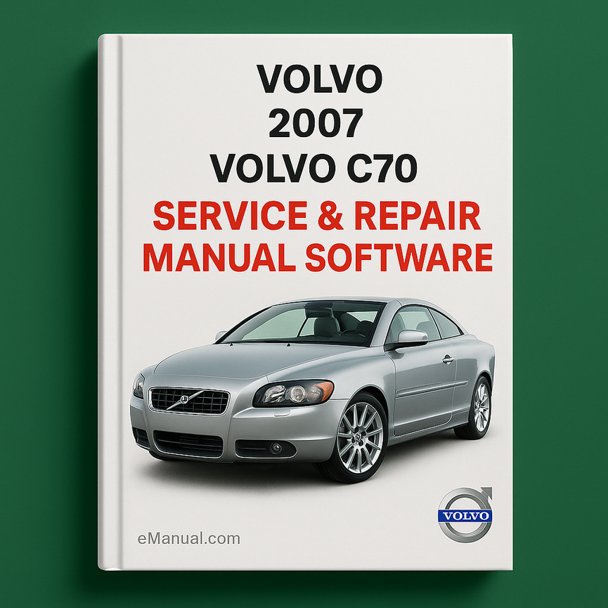 2007 Volvo C70 Service & Repair Manual Software