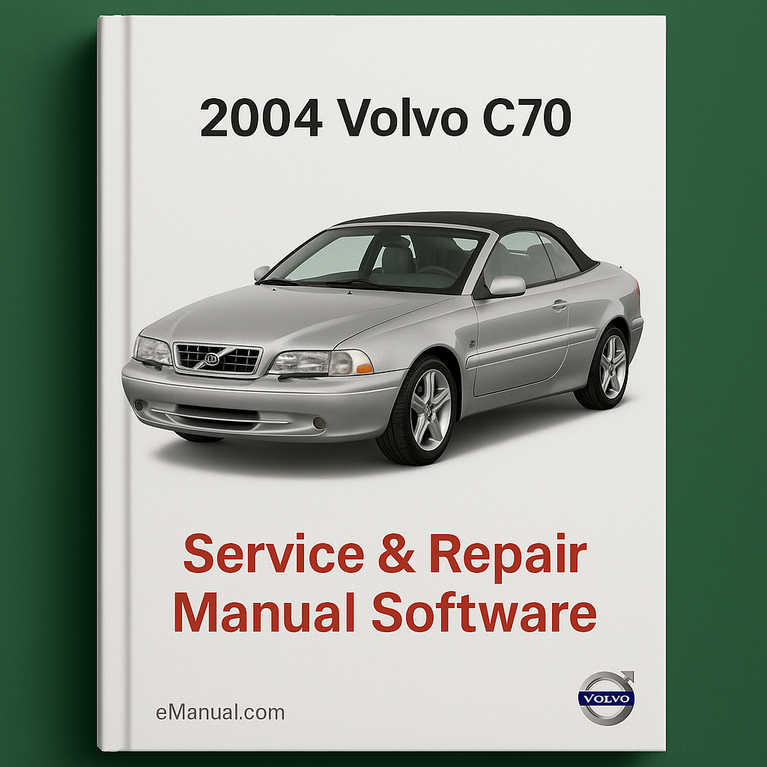 2004 Volvo C70 Service & Repair Manual Software