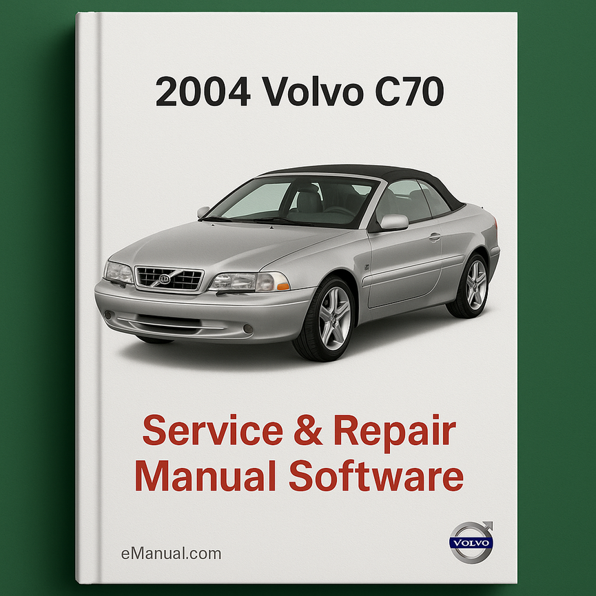 2004 Volvo C70 Service & Repair Manual Software
