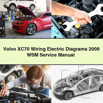 Diagramas eléctricos de cableado del Volvo XC70 2009 Manual de servicio y reparación WSM