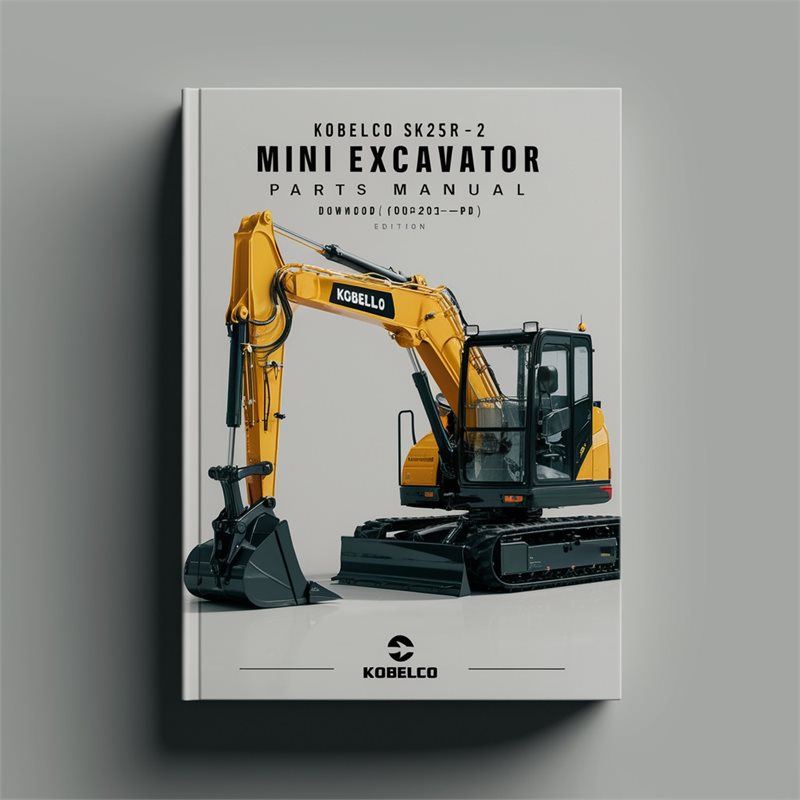 Kobelco Sk25sr-2 Mini Excavator Parts ( Pv09-22001- ) Catalog PDF