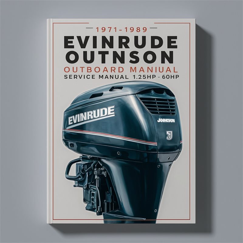 1971-1989 Evinrude Johnson Outboard 1.25hp-60hp Service Repair Workshop Manual PDF