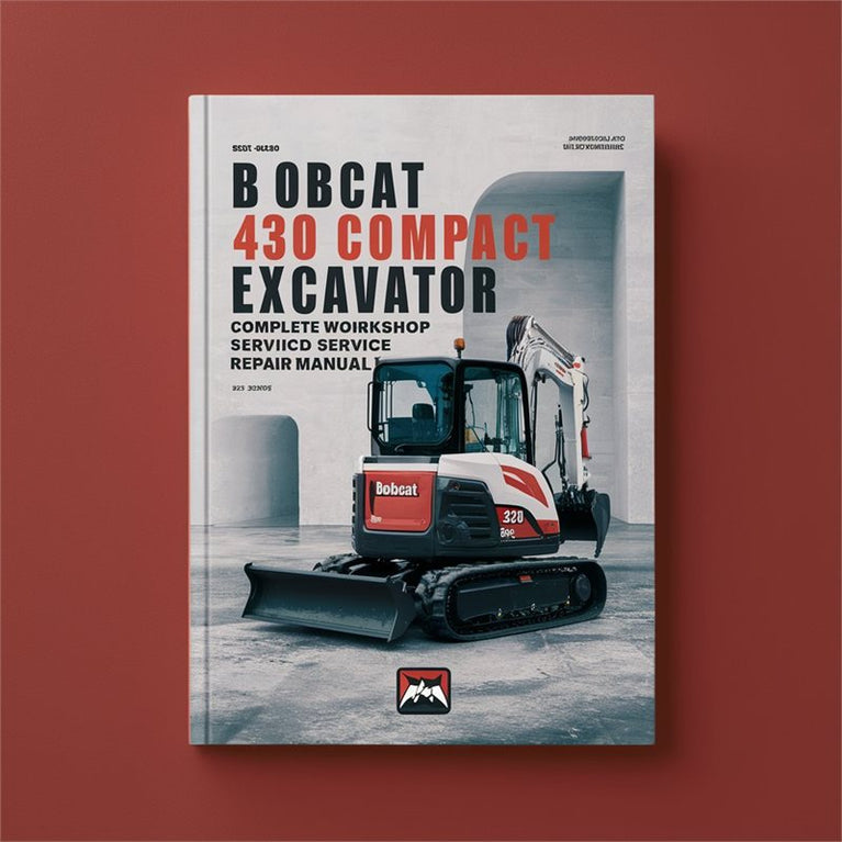 Bobcat 430 Compact Excavator Service Repair Workshop Manual PDF