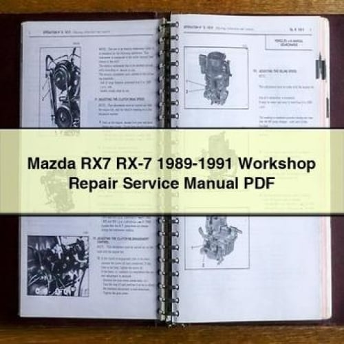 Manual de servicio y reparación del taller del Mazda RX7 RX-7 1989-1991