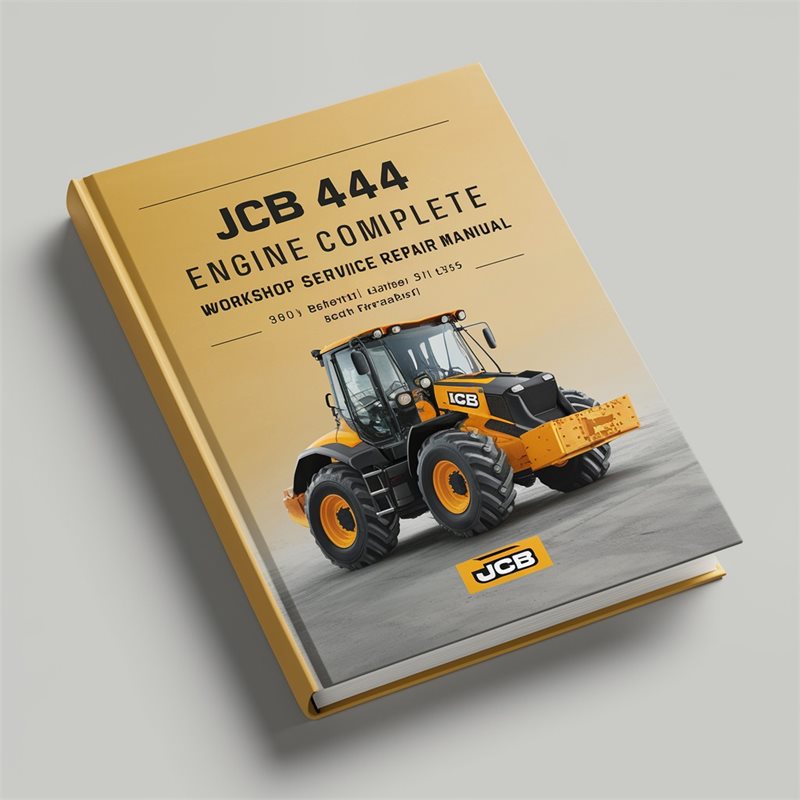 JCB 444 Engine Service Repair Workshop Manual PDF