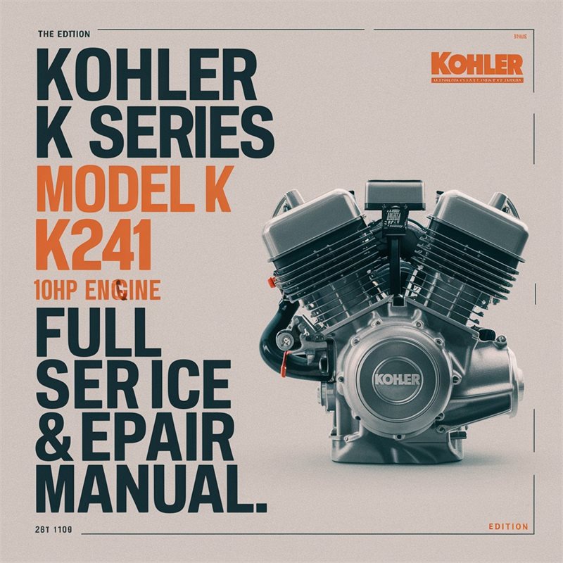 Kohler K Series Model K241 10HP Engine Service Repair Workshop Manual PDF