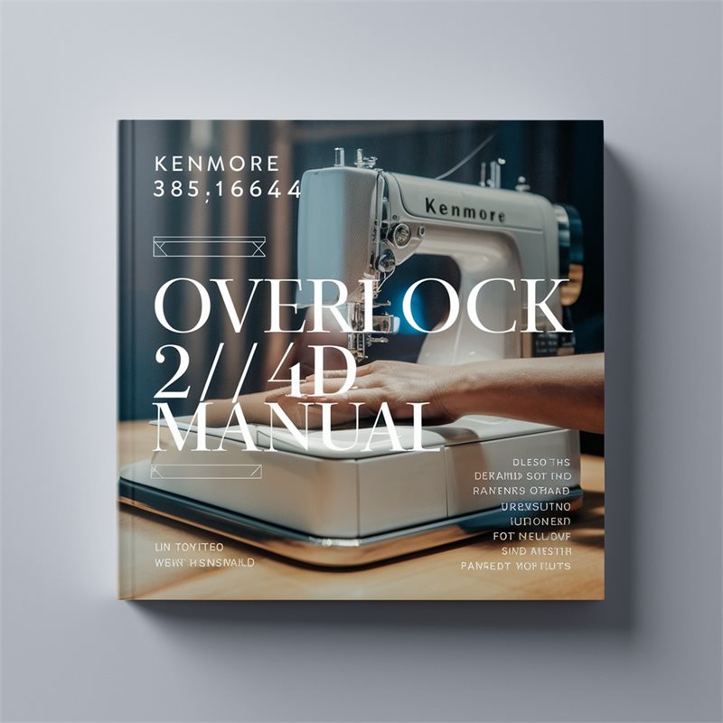 Kenmore 385.16644 Overlock 2/3/4d Service Repair Workshop Manual PDF