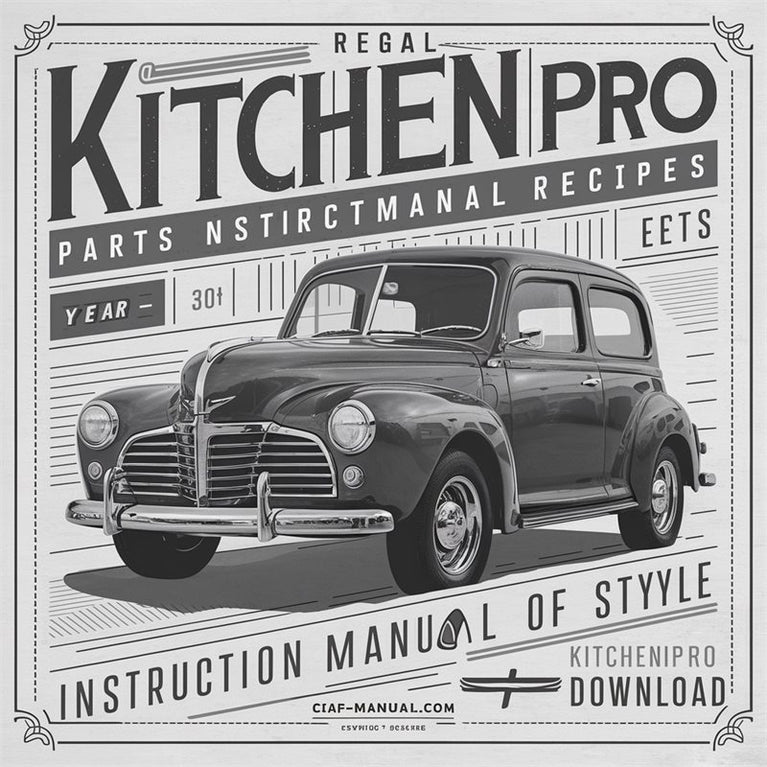 Regal Kitchen Pro Parts Model K6743 Instruction Recipes K 6743 Kitchenpro Service Repair Workshop Manual PDF