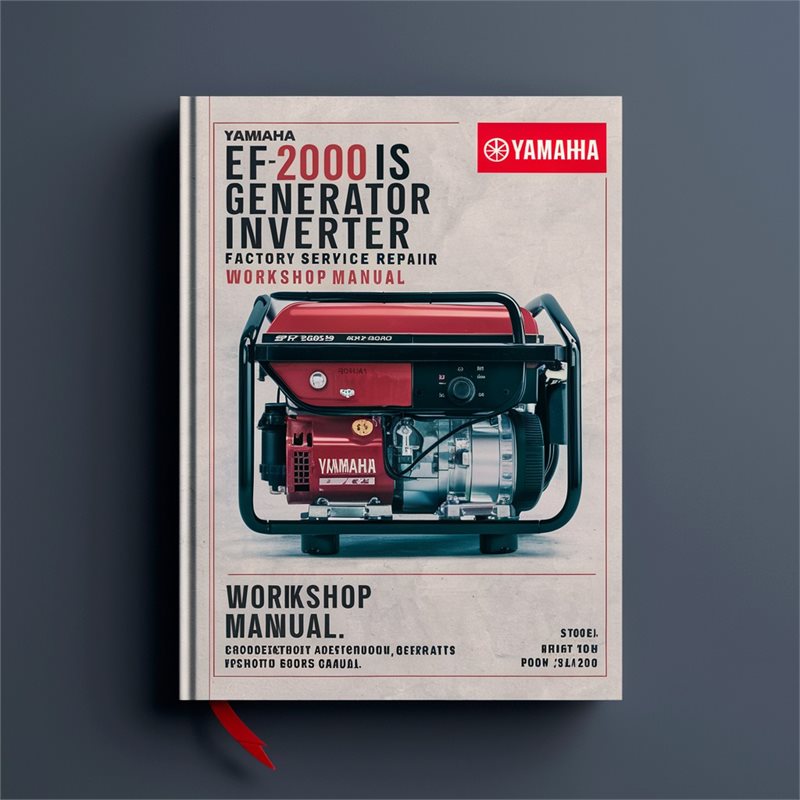 Yamaha EF2000IS Generator Inverter Service Repair Workshop Manual PDF