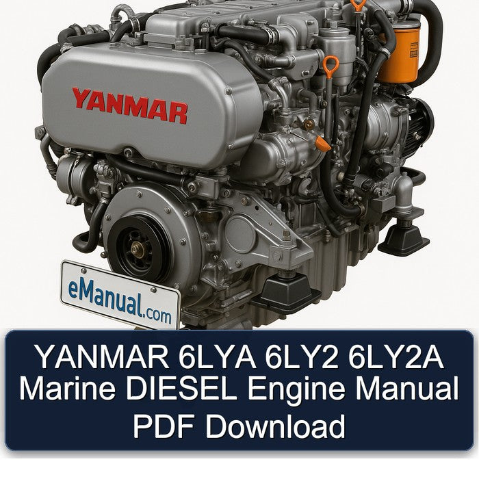 Yanmar 6LYA 6ly2 6ly2a Marine Diesel Engine Service Repair Workshop Manual PDF