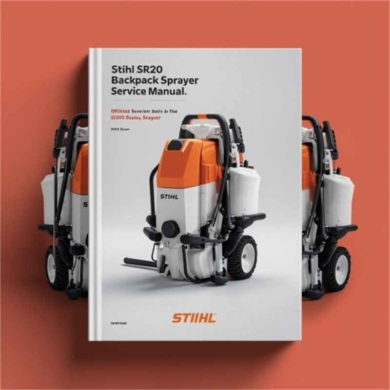 Stihl SR200 Backpack Sprayer Service Repair Workshop Manual PDF