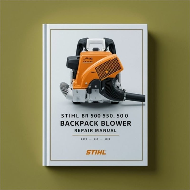 STIHL BR 500 550 600 BACKPACK BLOWER Repair Manual PDF