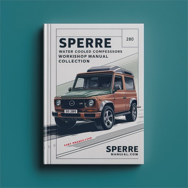 Sperre Water Cooled Compressors Collection Service Repair Workshop Manual PDF