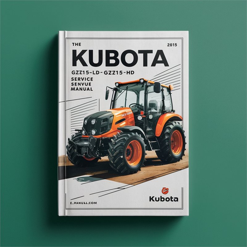 Kubota GZD15 GZD15-LD GZD15-HD Service Repair Workshop Manual PDF