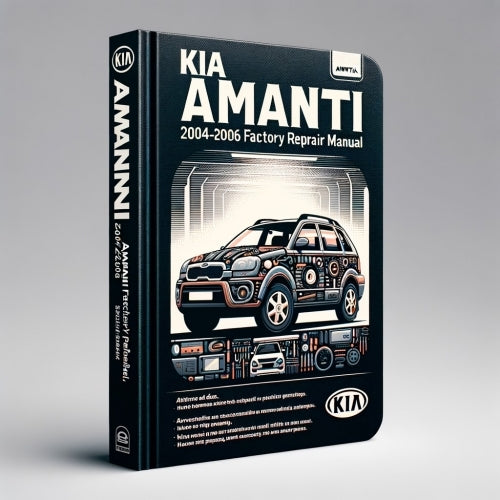 Manual de reparación y servicio de fábrica de Kia Amanti 2004-2006