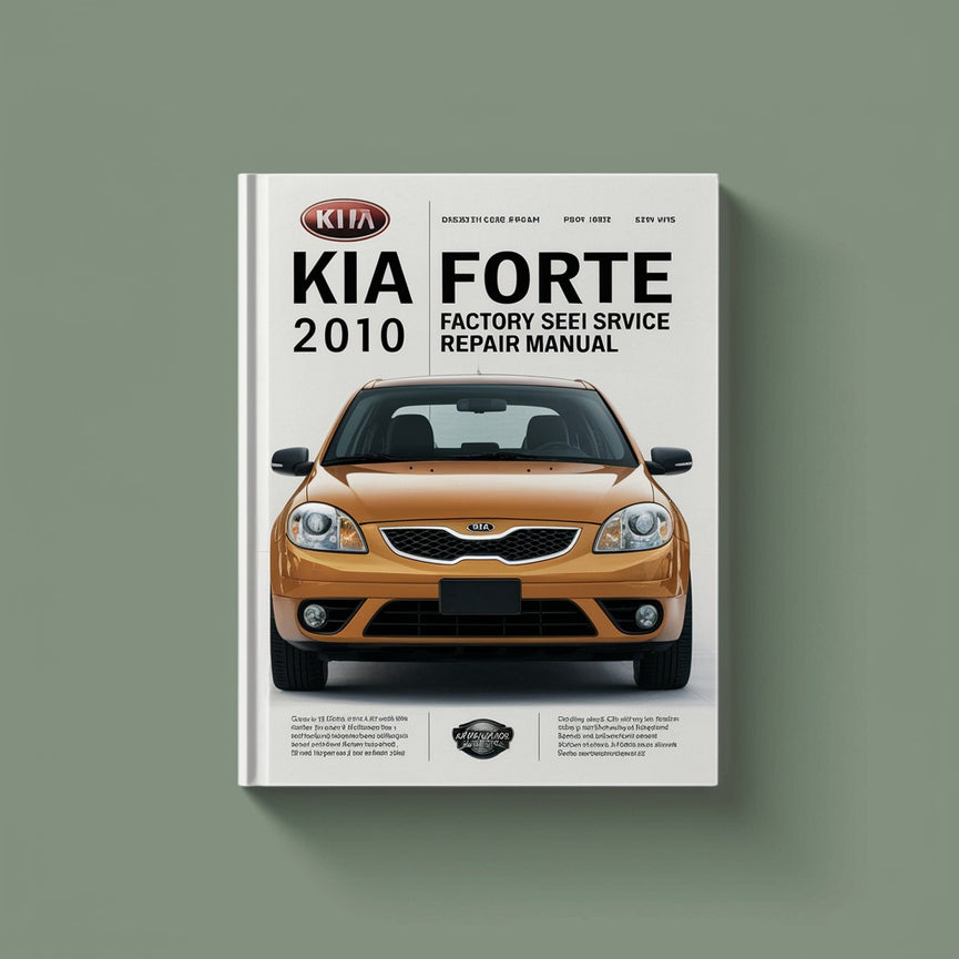 Manual de reparación y servicio de fábrica del Kia Forte 2010