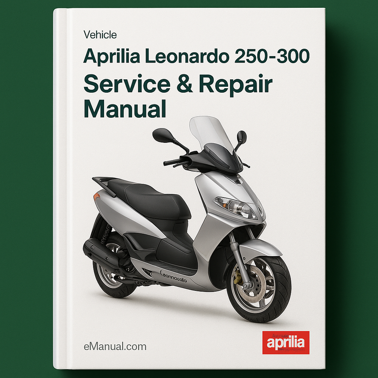 Aprilia Leonardo 250-300 Service-Reparaturhandbuch
