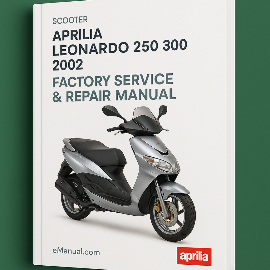 Aprilia Leonardo 250 300 2002 Werks-Service-Reparaturhandbuch