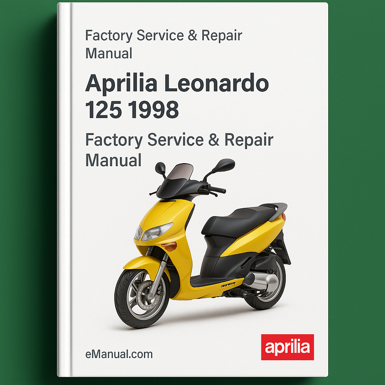 Aprilia Leonardo 125 1998 Factory Service Repair Manual