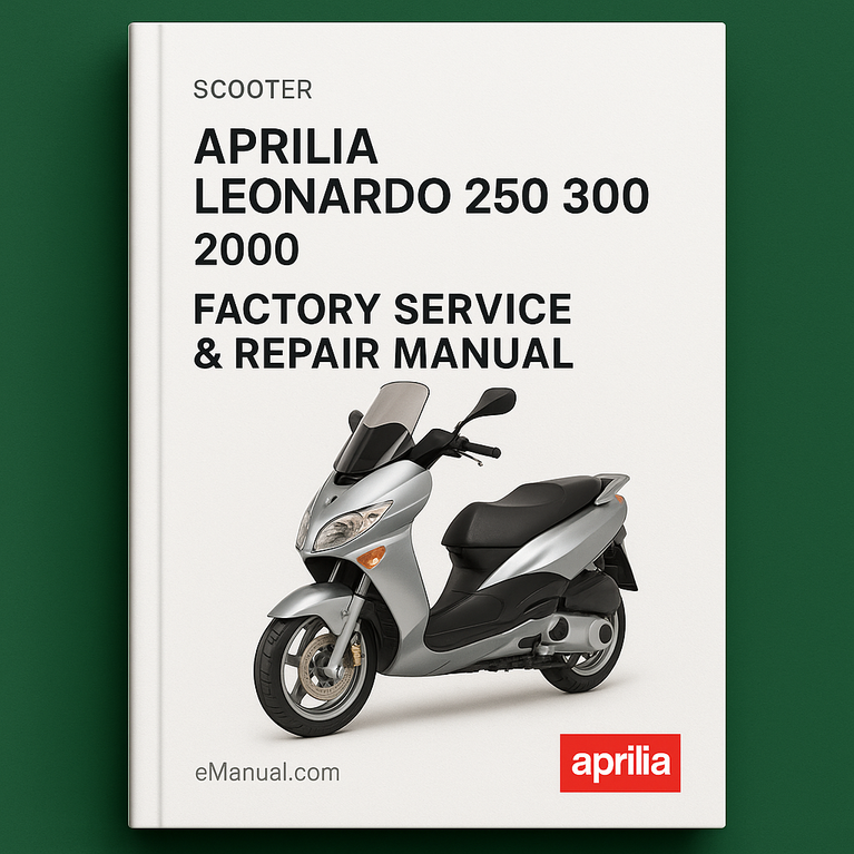 Aprilia Leonardo 250 300 2000 Factory Service Repair Manual