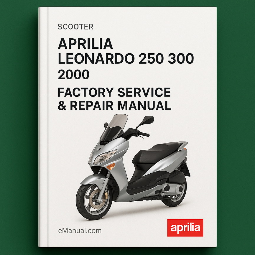 Aprilia Leonardo 250 300 2000 Werks-Service-Reparaturhandbuch