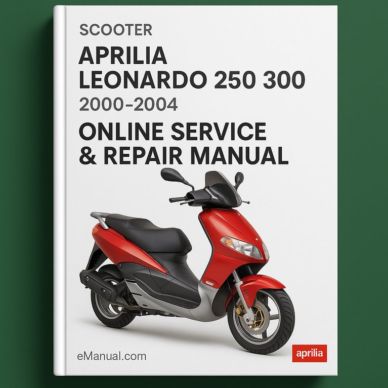 Aprilia Leonardo 250 300 2000-2004 Online Service Repair Manual