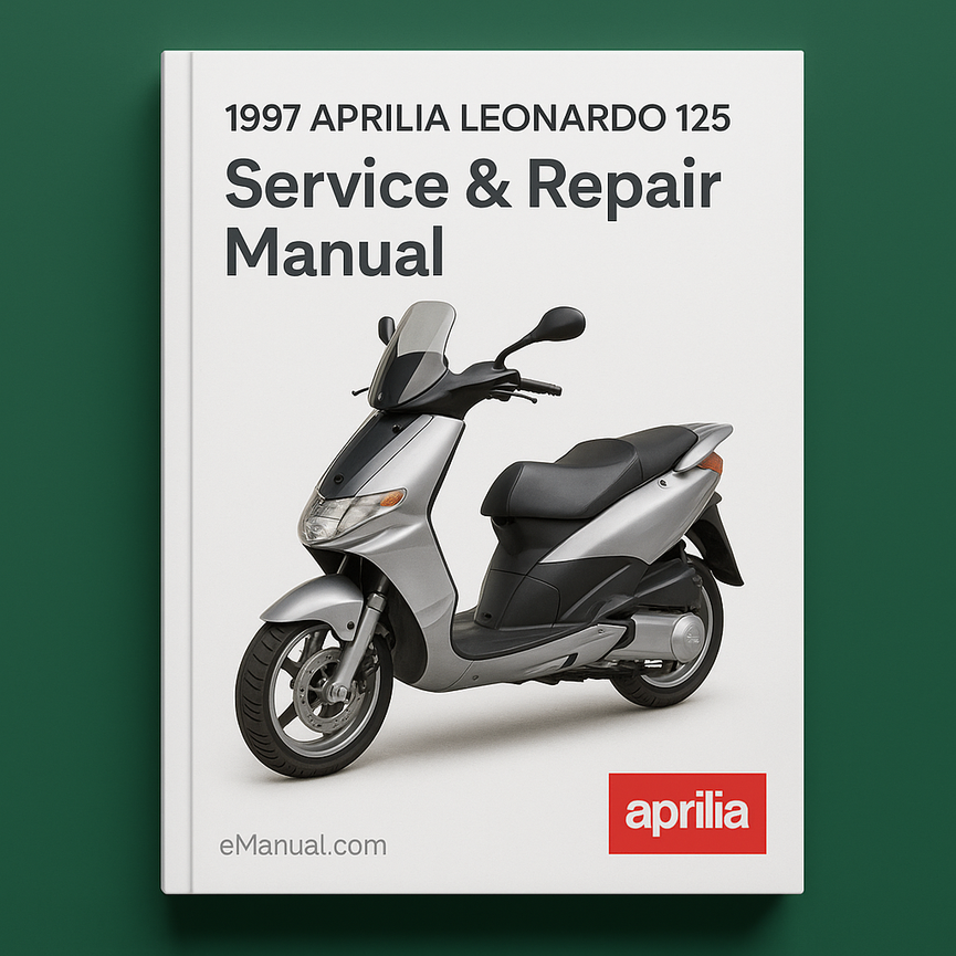 1997 APRILIA LEONARDO 125 Service-Reparaturhandbuch