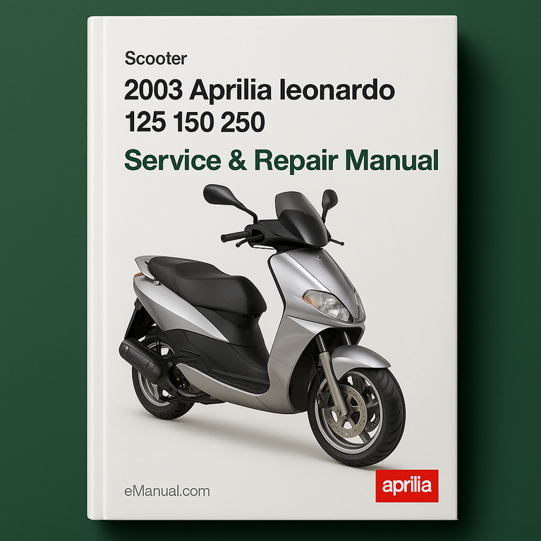 2003 Aprilia leonardo 125 150 250 Service Repair Manual