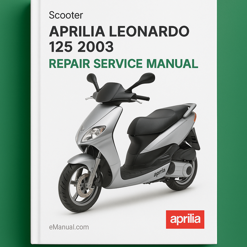 Aprilia Leonardo 125 2003 Reparatur-Servicehandbuch