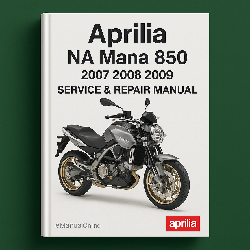 Aprilia Na Mana 850 2007 2008 2009 Service Repair Manual