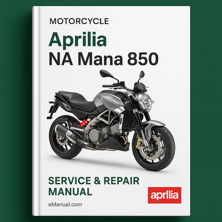 Aprilia NA Mana 850 Service Repair Manual Book