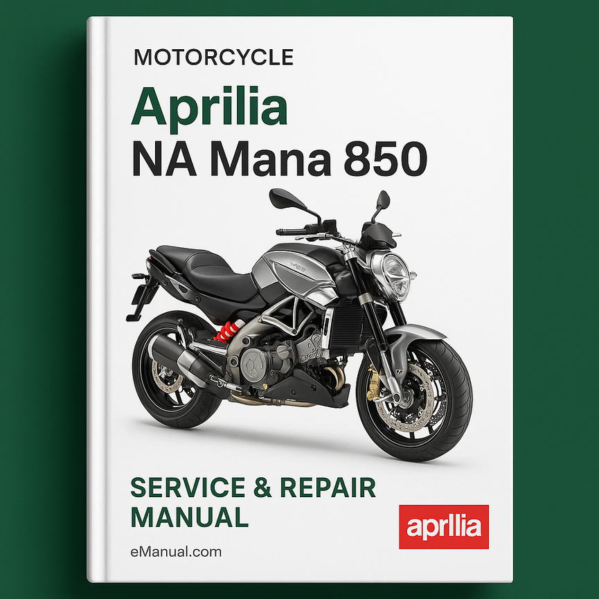 Aprilia NA Mana 850 Service Repair Manual Book