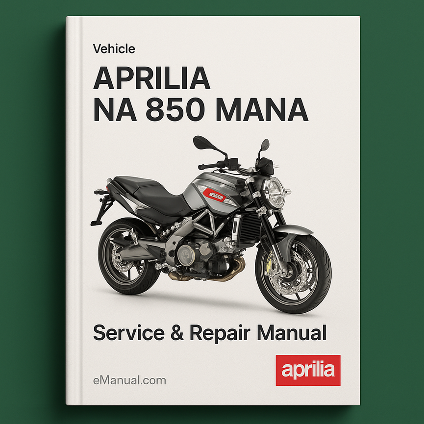 Manual de servicio y reparación de la APRILIA NA 850 MANA