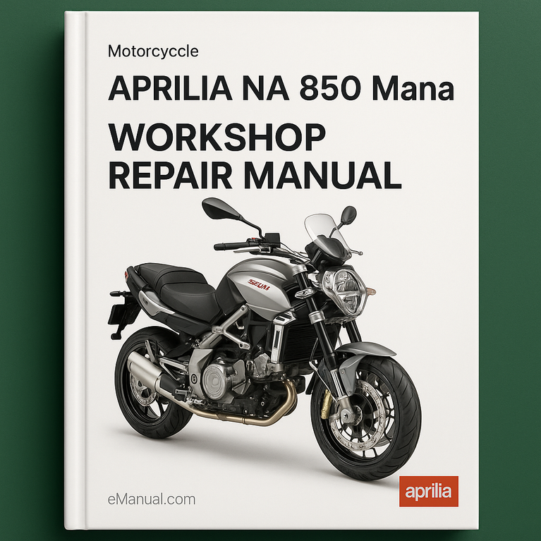 Aprilia NA 850 Mana Workshop Repair Manual