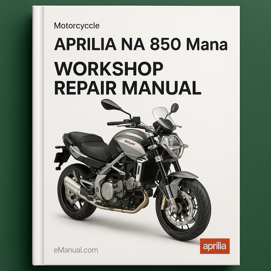 Aprilia NA 850 Mana Workshop Repair Manual
