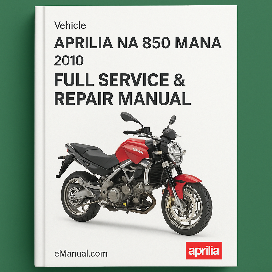 Aprilia Na 850 Mana 2010 Full Service Repair Manual